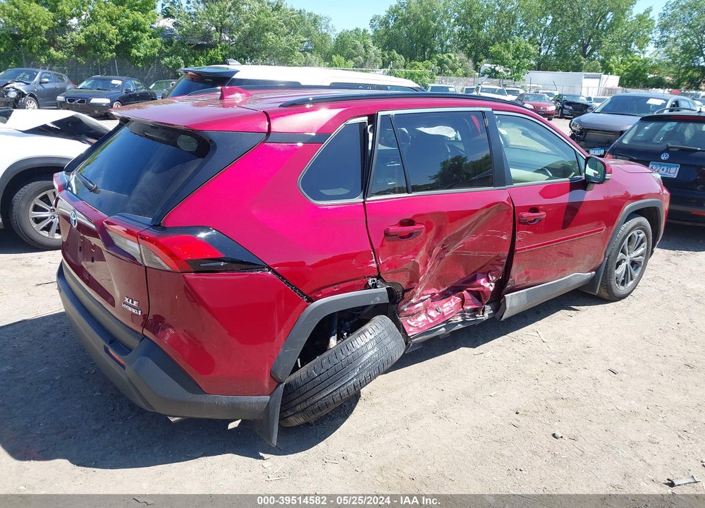 2022 TOYOTA RAV4 XLE PREMIUM HYBRID VIN: JTMB6RFV3ND067027