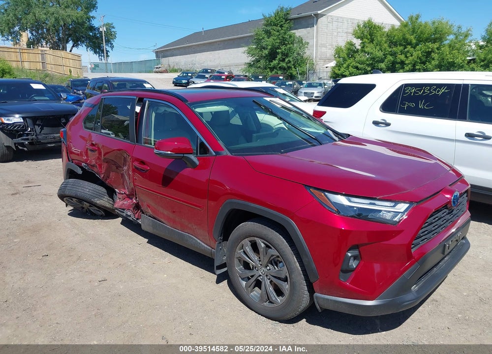 2022 TOYOTA RAV4 XLE PREMIUM HYBRID VIN: JTMB6RFV3ND067027
