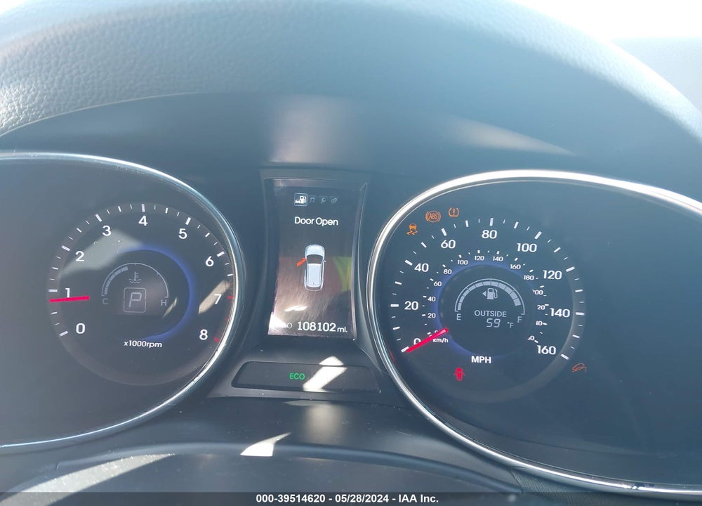 2013 HYUNDAI SANTA FE SPORT 2.0T SE VIN: 5XYZUDLA6DG022592
