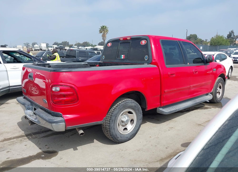 2003 FORD F-150 LARIAT/XLT VIN: 1FTRW07663KB39221