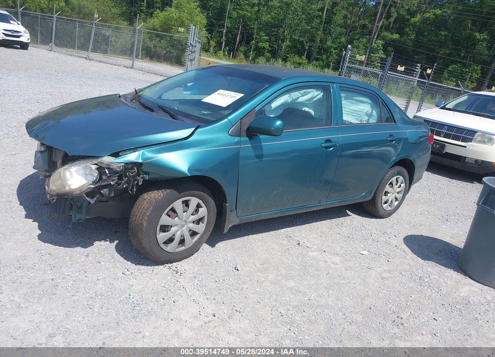 2009 TOYOTA COROLLA LE VIN: JTDBL40E899045280