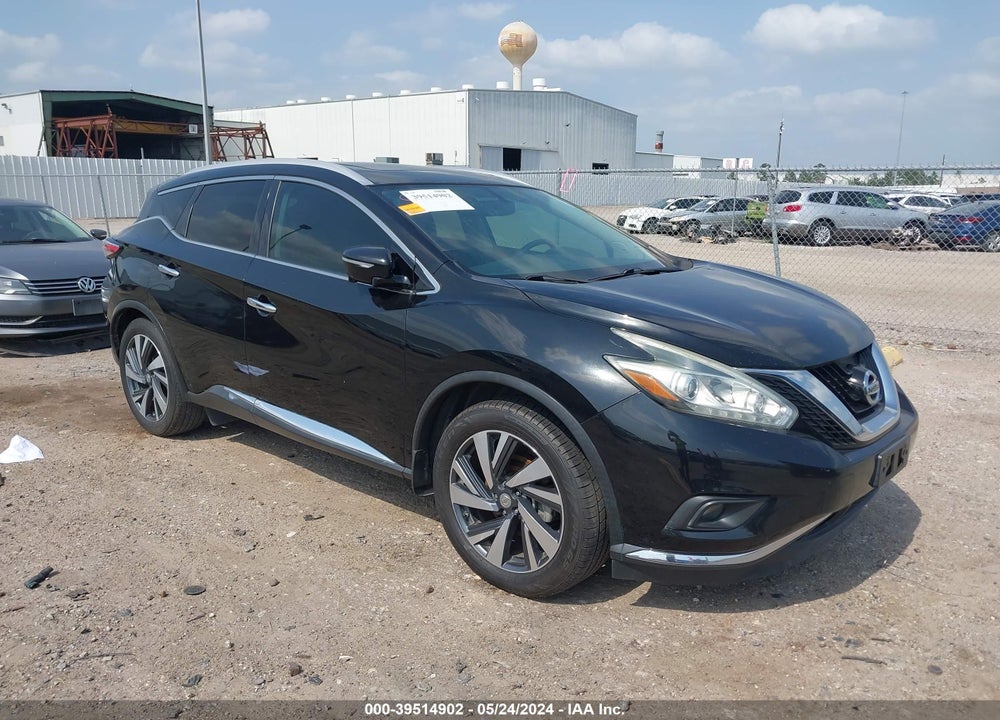 2015 NISSAN MURANO PLATINUM VIN: 5N1AZ2MG5FN259152