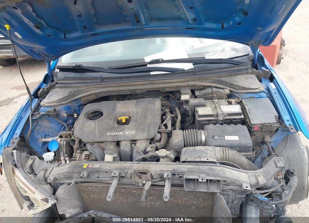 2017 HYUNDAI ELANTRA SE VIN: KMHD74LF9HU118455