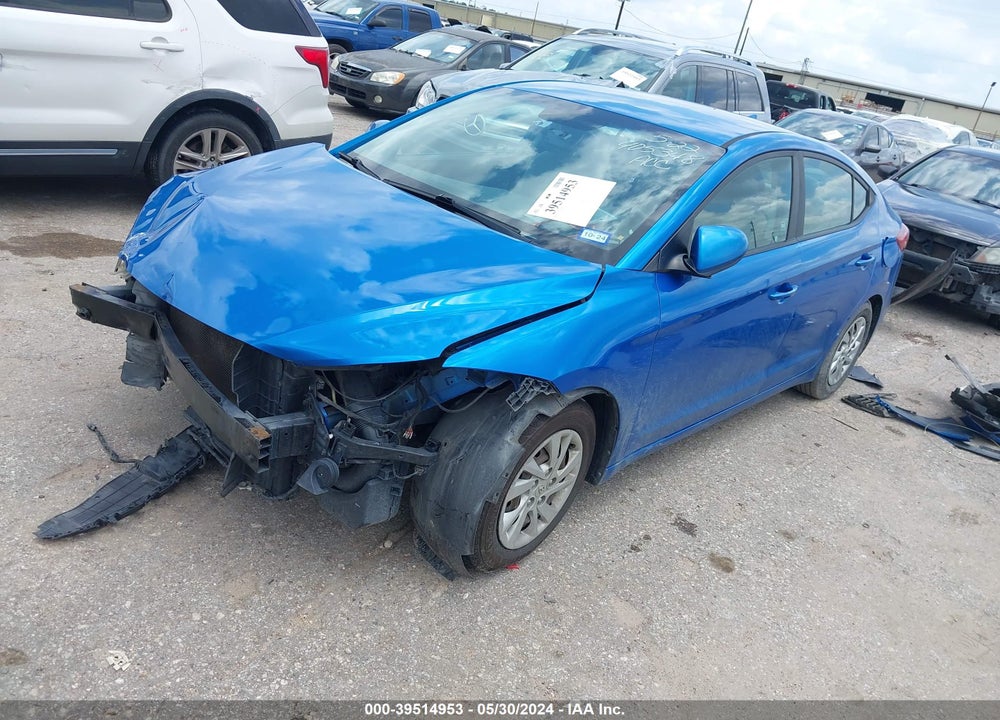 2017 HYUNDAI ELANTRA SE VIN: KMHD74LF9HU118455