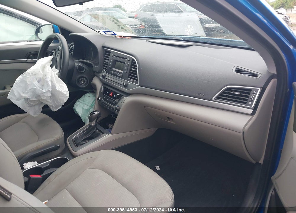 2017 HYUNDAI ELANTRA SE VIN: KMHD74LF9HU118455