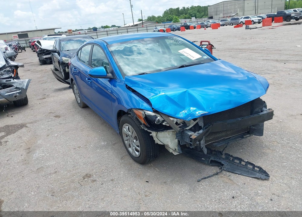 2017 HYUNDAI ELANTRA SE VIN: KMHD74LF9HU118455