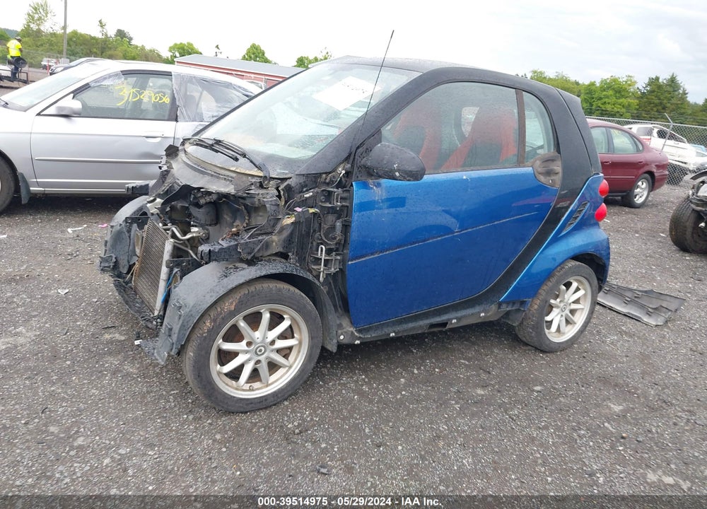 2008 SMART FORTWO PASSION/PURE VIN: WMEEJ31X38K167759