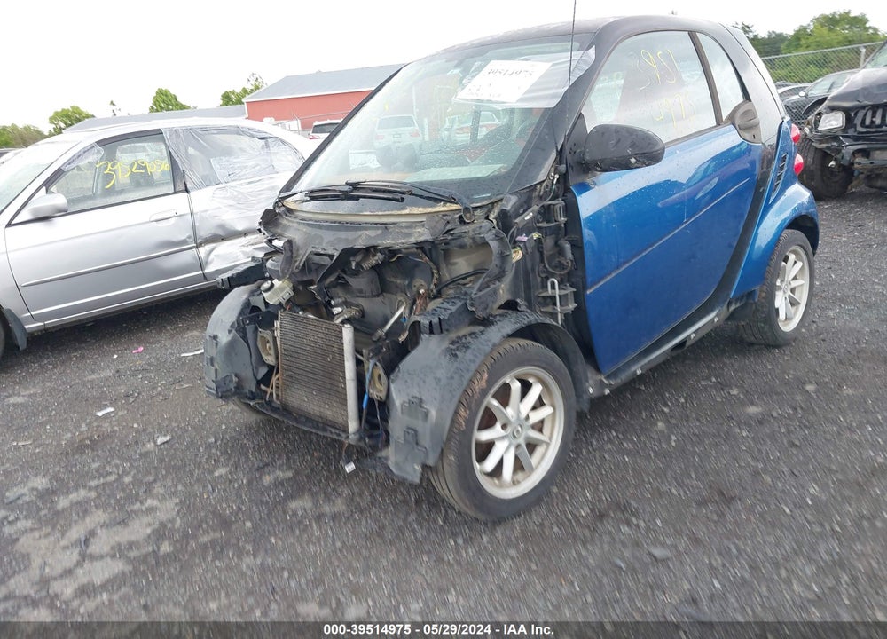 2008 SMART FORTWO PASSION/PURE VIN: WMEEJ31X38K167759