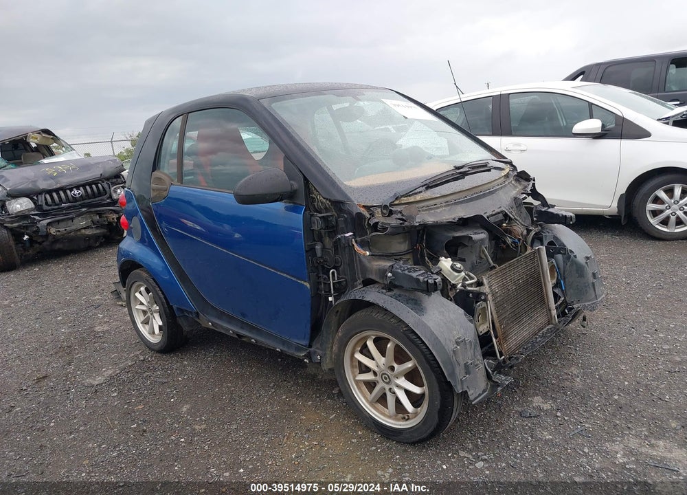 2008 SMART FORTWO PASSION/PURE VIN: WMEEJ31X38K167759