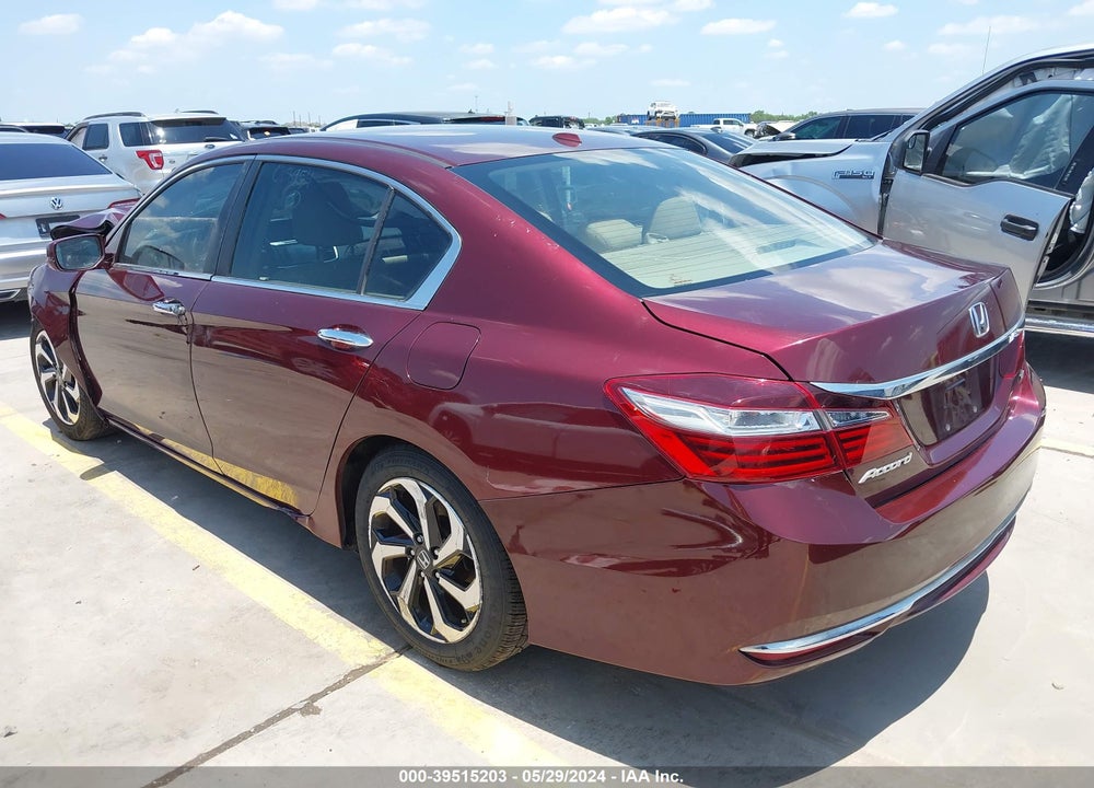 2016 HONDA ACCORD EX-L VIN: 1HGCR2F82GA018954