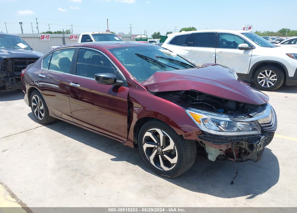 2016 HONDA ACCORD EX-L VIN: 1HGCR2F82GA018954