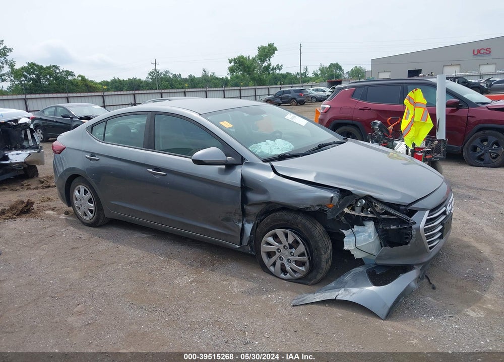 2017 HYUNDAI ELANTRA SE VIN: KMHD74LF6HU113214