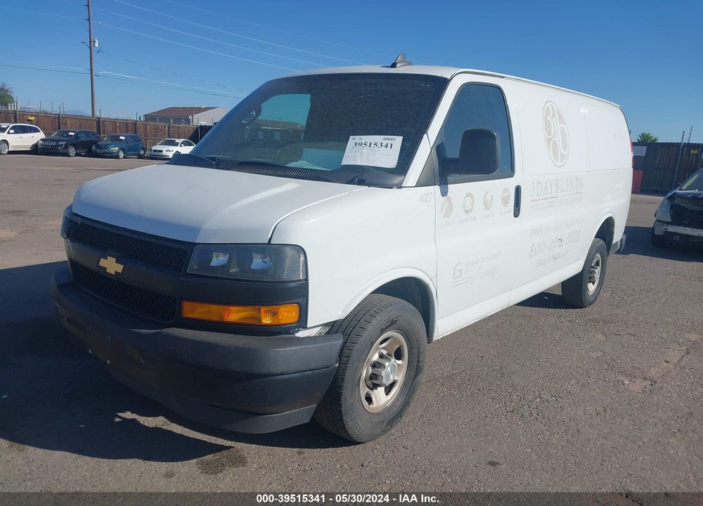 2018 CHEVROLET EXPRESS 2500 WORK VAN VIN: 1GCWGAFP6J1337283