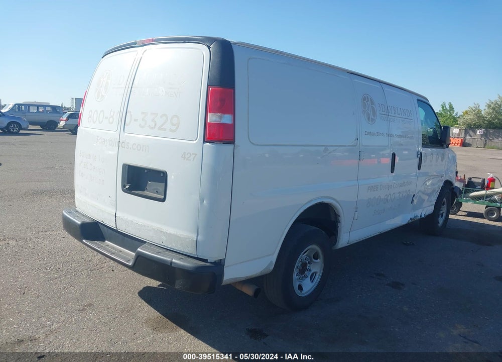 2018 CHEVROLET EXPRESS 2500 WORK VAN VIN: 1GCWGAFP6J1337283