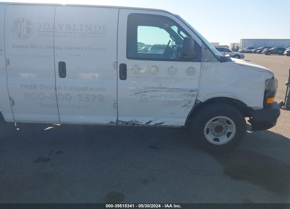 2018 CHEVROLET EXPRESS 2500 WORK VAN VIN: 1GCWGAFP6J1337283
