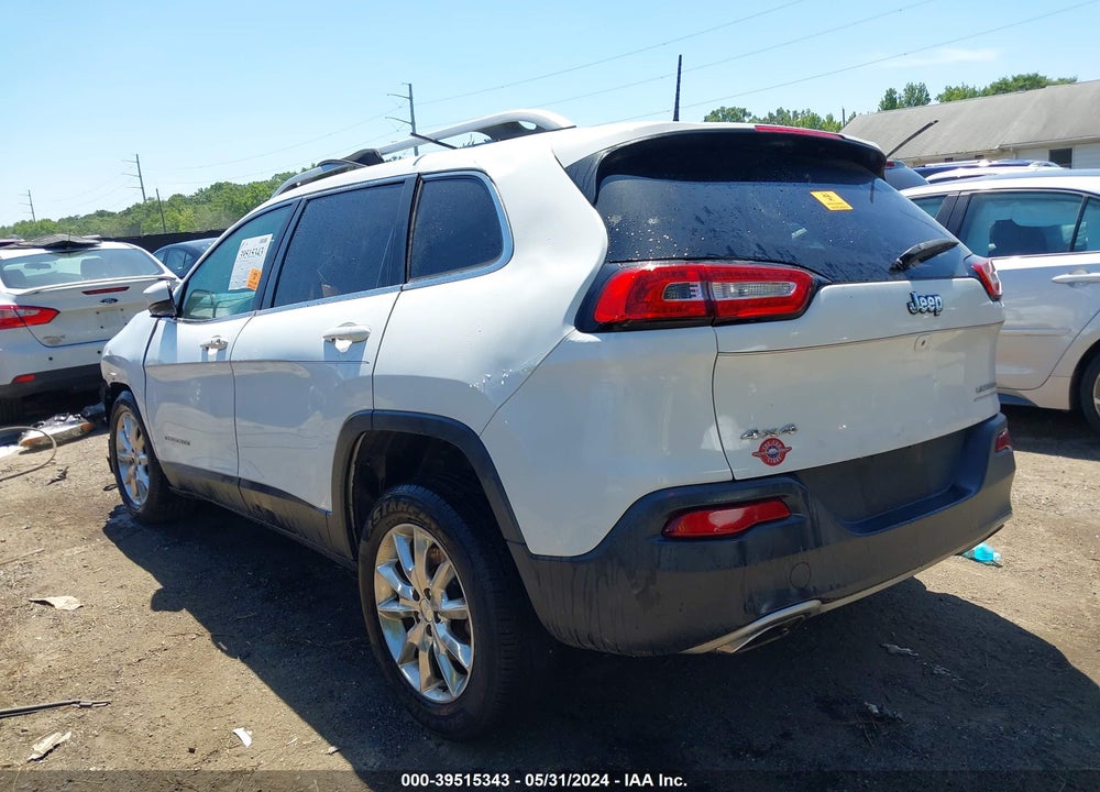 2016 JEEP CHEROKEE LIMITED VIN: 1C4PJMDS8GW102619