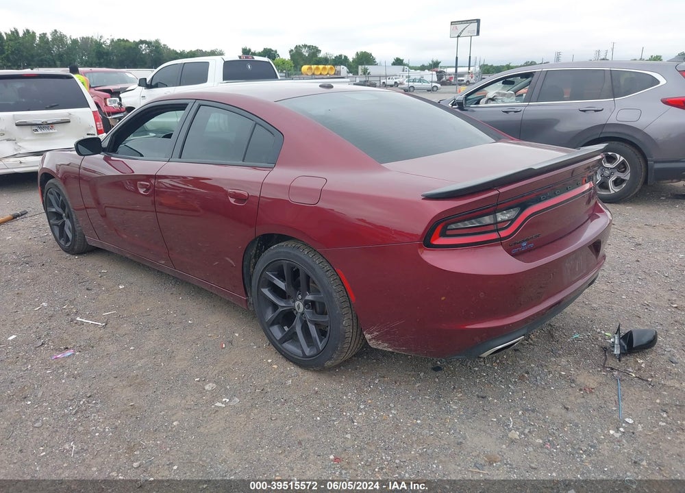 2020 DODGE CHARGER SXT RWD VIN: 2C3CDXBG0LH199799