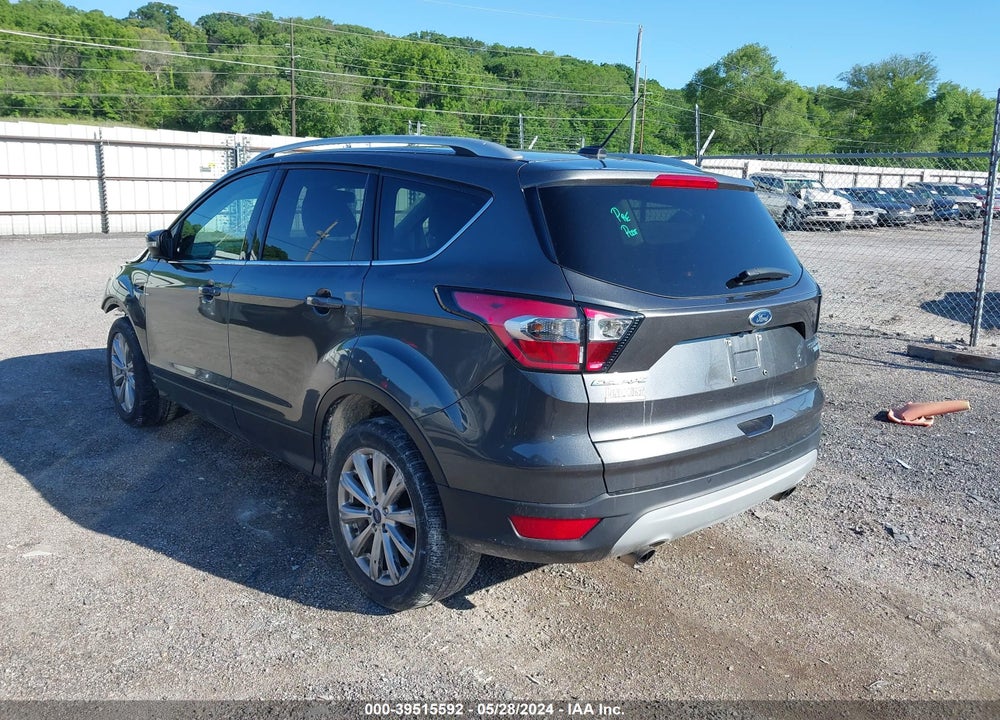 2017 FORD ESCAPE TITANIUM VIN: 1FMCU9JD7HUC20405