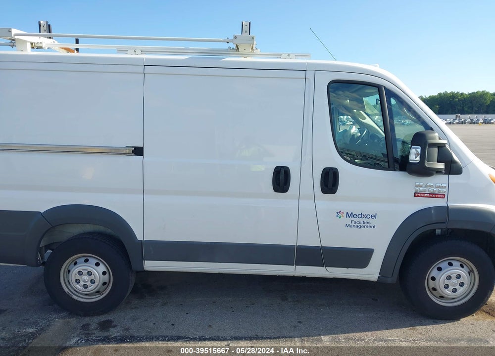 2018 RAM PROMASTER 1500 LOW ROOF 118 WB VIN: 3C6TRVNGXJE128493
