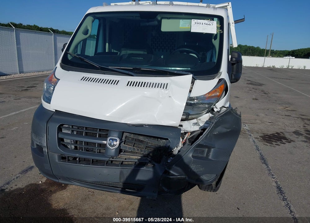 2018 RAM PROMASTER 1500 LOW ROOF 118 WB VIN: 3C6TRVNGXJE128493