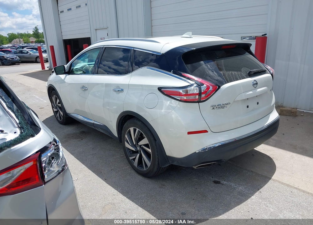 2016 NISSAN MURANO PLATINUM VIN: 5N1AZ2MH8GN141834