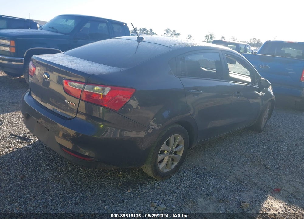 2016 KIA RIO EX VIN: KNADN4A30G6575321