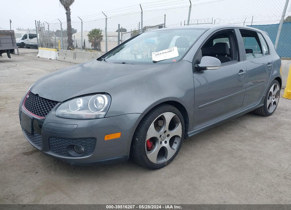 2009 VOLKSWAGEN GTI 4-DOOR VIN: WVWHD91K29W148396