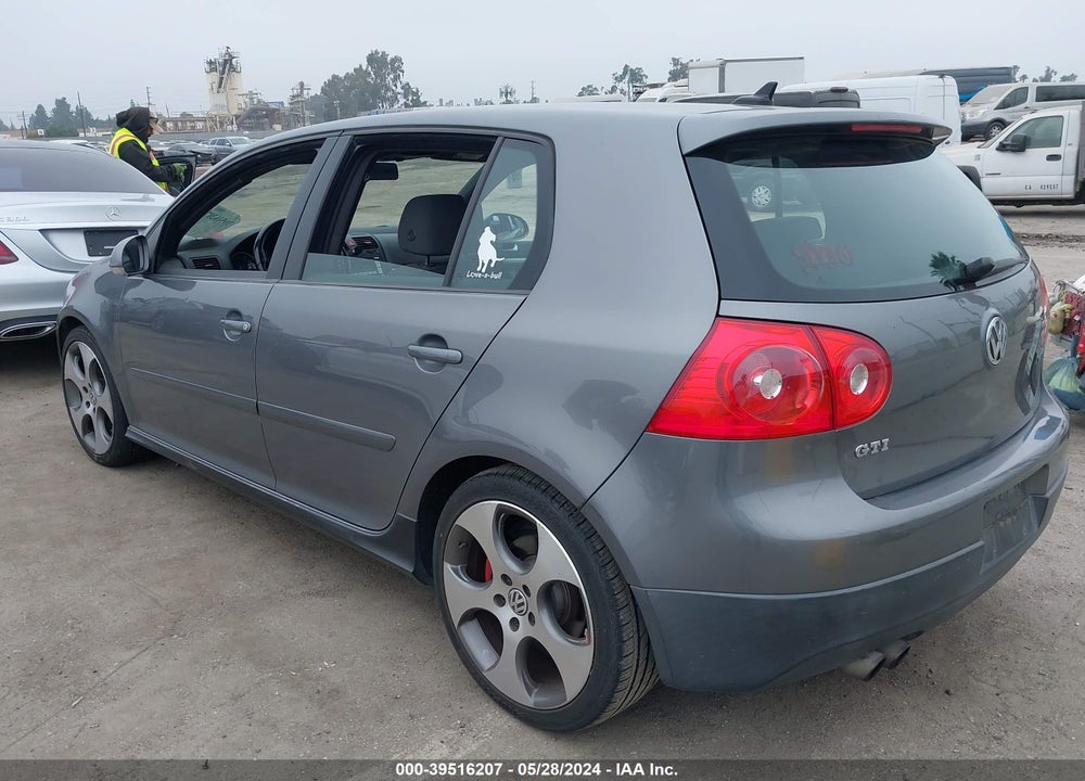2009 VOLKSWAGEN GTI 4-DOOR VIN: WVWHD91K29W148396