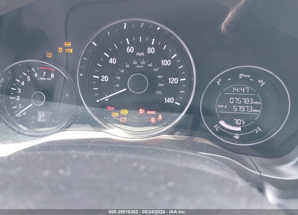 2019 HONDA HR-V SPORT VIN: 3CZRU5H14KM700751