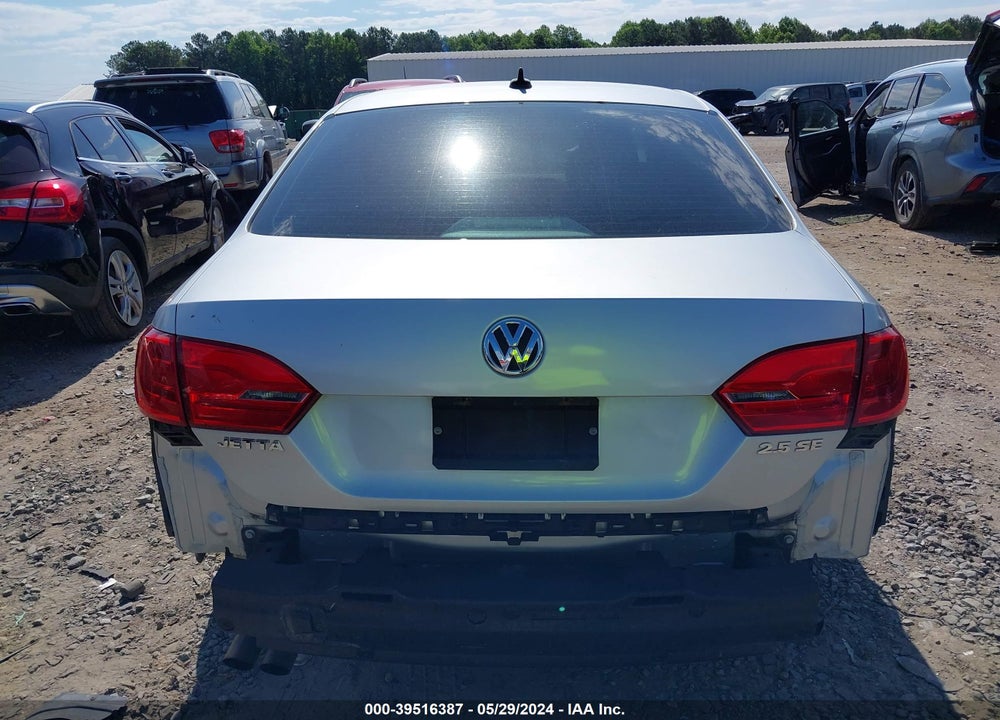 2012 VOLKSWAGEN JETTA 2.5L SE VIN: 3VWDP7AJ9CM325127