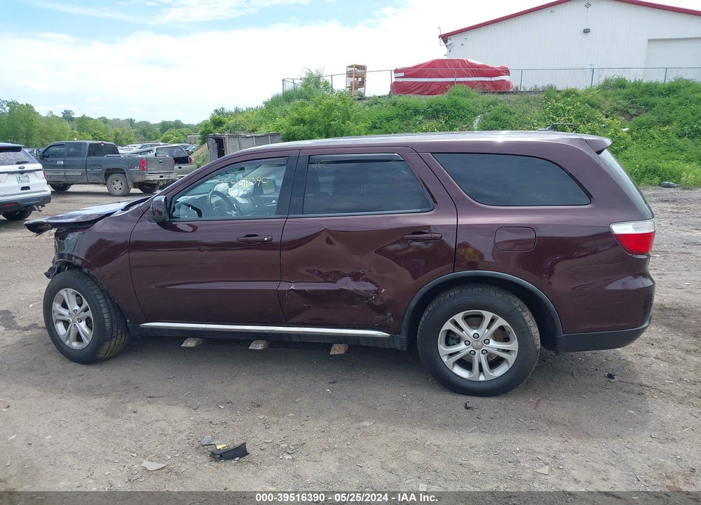 2012 DODGE DURANGO SXT VIN: 1C4RDJAG3CC146957