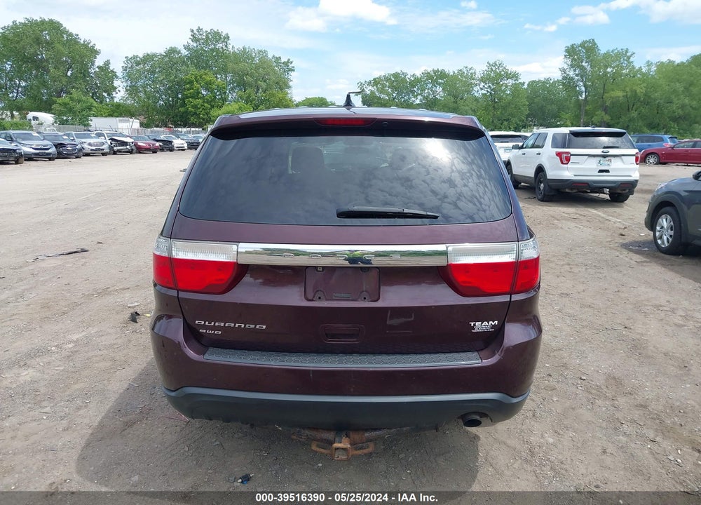 2012 DODGE DURANGO SXT VIN: 1C4RDJAG3CC146957