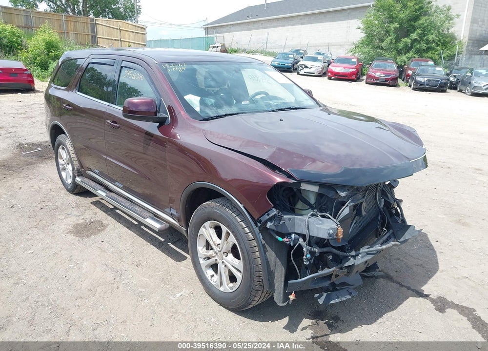 2012 DODGE DURANGO SXT VIN: 1C4RDJAG3CC146957