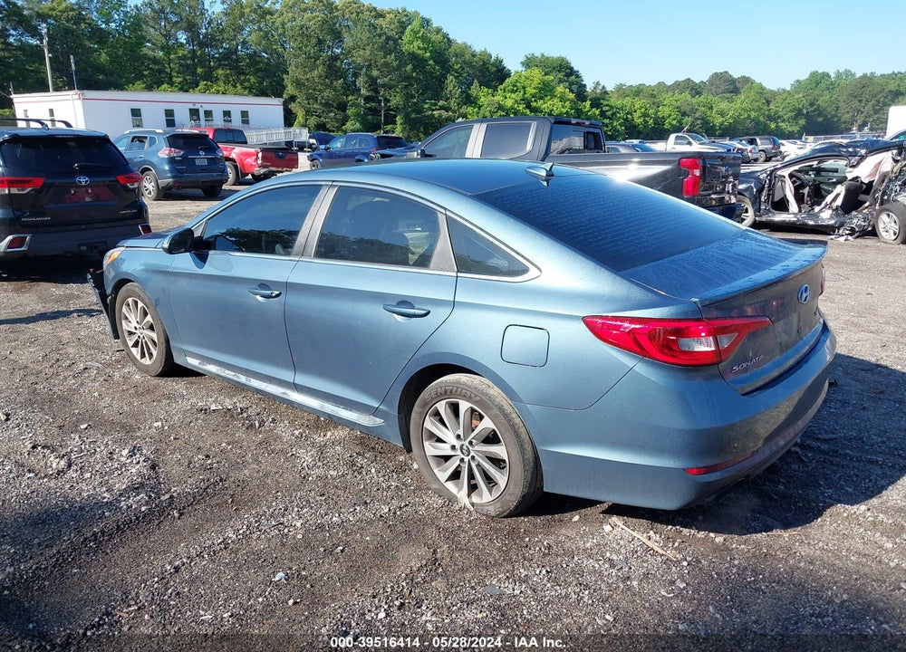 2016 HYUNDAI SONATA SPORT VIN: 5NPE34AF1GH368854