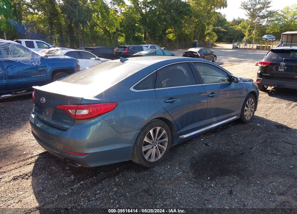 2016 HYUNDAI SONATA SPORT VIN: 5NPE34AF1GH368854