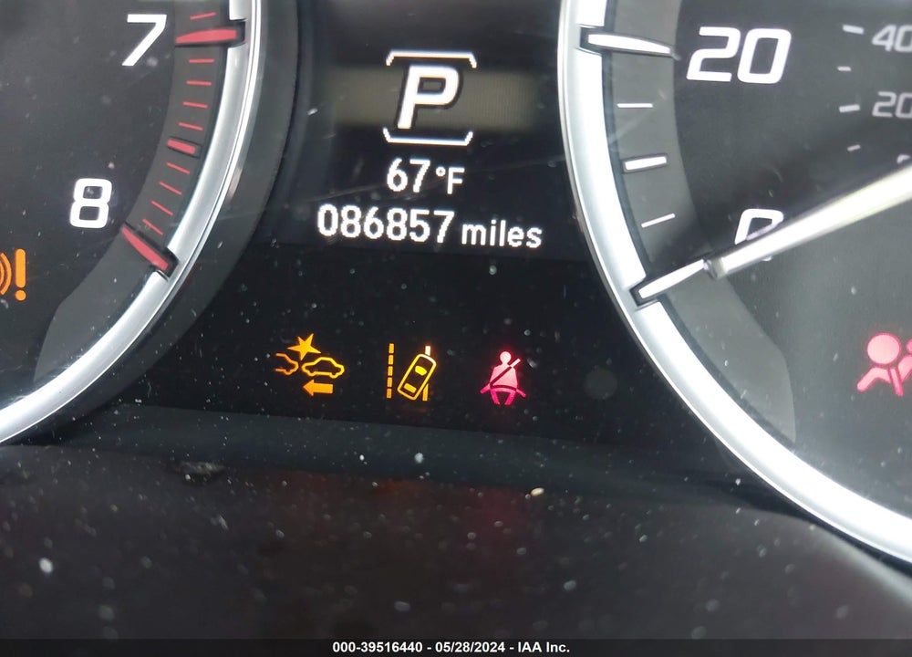 2016 ACURA TLX V6 ADVANCE VIN: 19UUB3F75GA003533