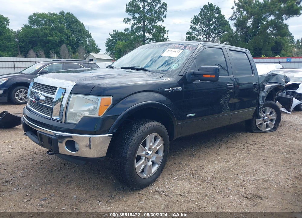2012 FORD F-150 LARIAT VIN: 1FTFW1ET1CFC30312