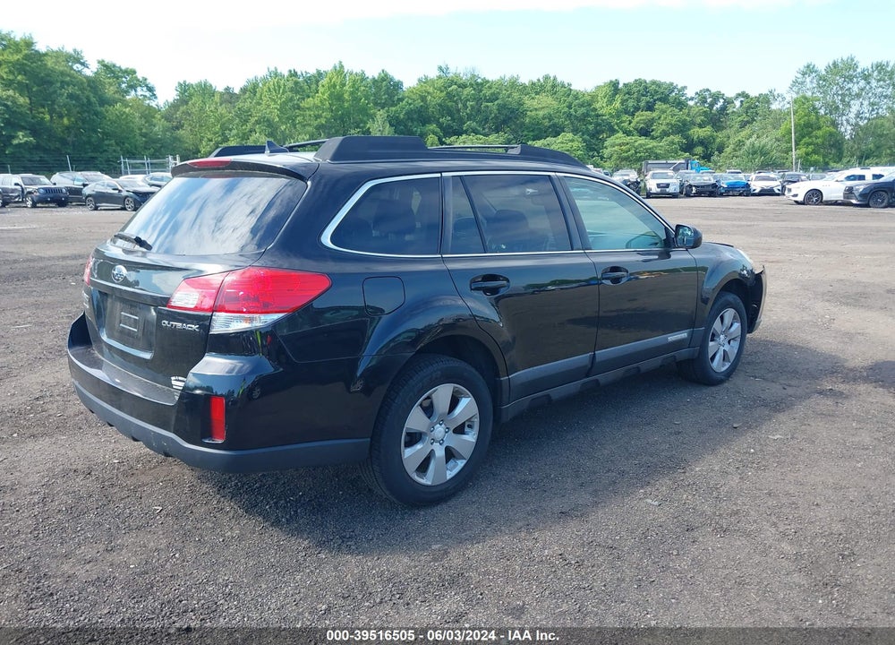 2011 SUBARU OUTBACK 2.5I PREMIUM VIN: 4S4BRBHCXB3419625
