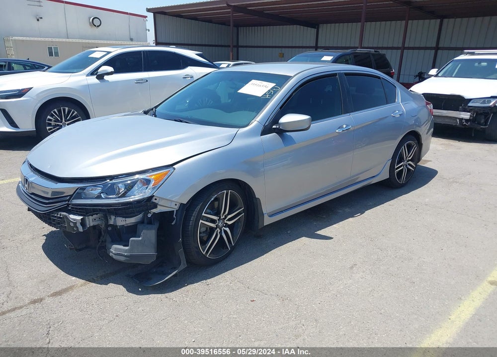 2017 HONDA ACCORD SPORT SE VIN: 1HGCR2F15HA185409