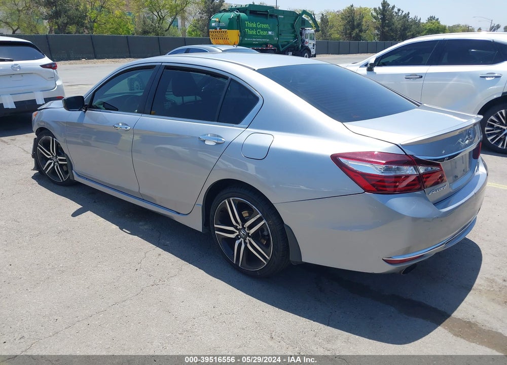 2017 HONDA ACCORD SPORT SE VIN: 1HGCR2F15HA185409