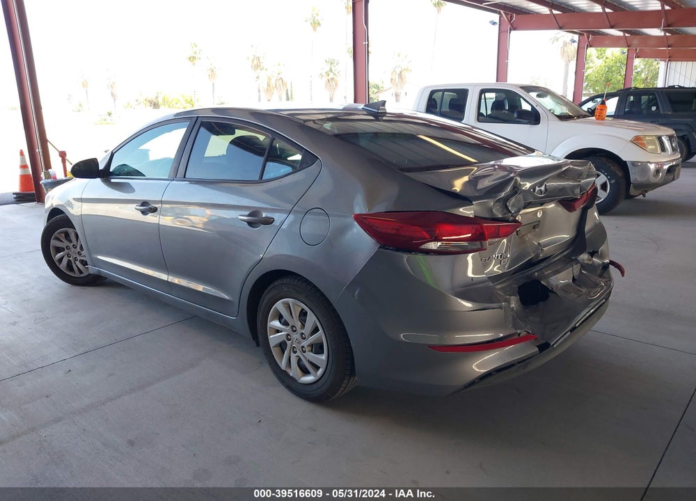 2017 HYUNDAI ELANTRA SE VIN: KMHD74LF8HU117166