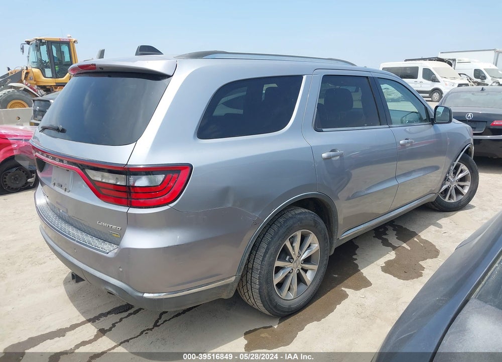 2014 DODGE DURANGO LIMITED VIN: 1C4RDJDG1EC481522