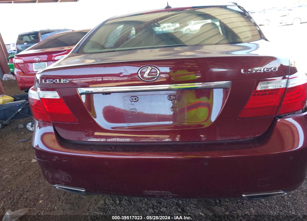 2008 LEXUS LS 460 VIN: JTHBL46F785082244