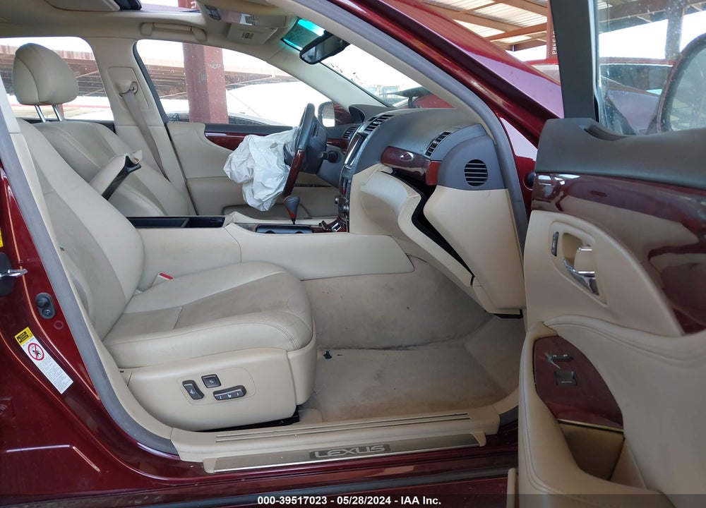 2008 LEXUS LS 460 VIN: JTHBL46F785082244