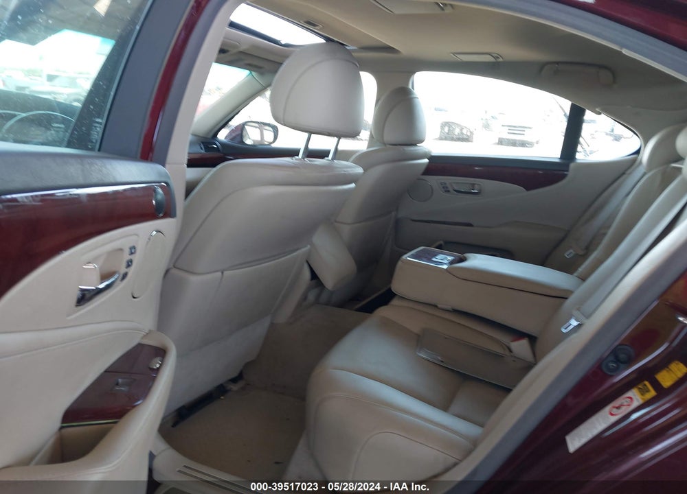 2008 LEXUS LS 460 VIN: JTHBL46F785082244