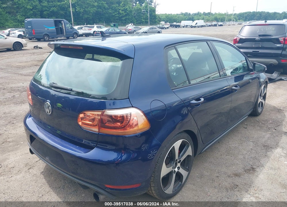 2012 VOLKSWAGEN GTI VIN: WVWGD7AJ8CW348066