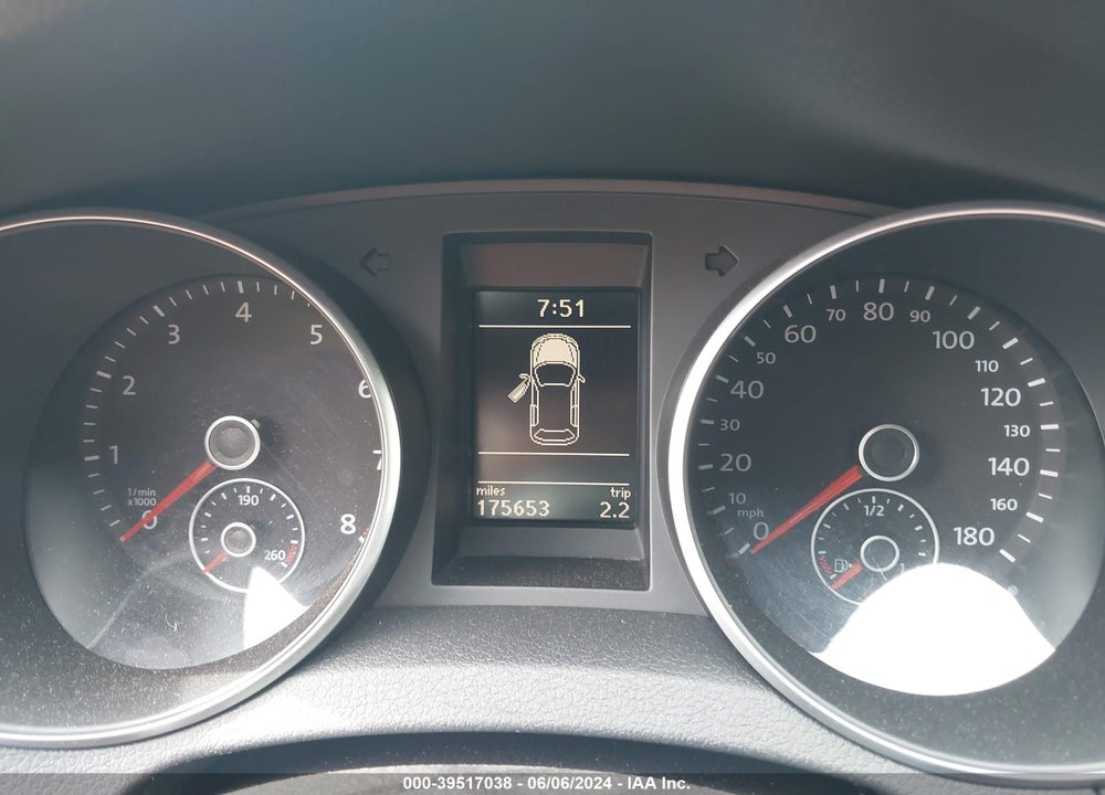 2012 VOLKSWAGEN GTI VIN: WVWGD7AJ8CW348066