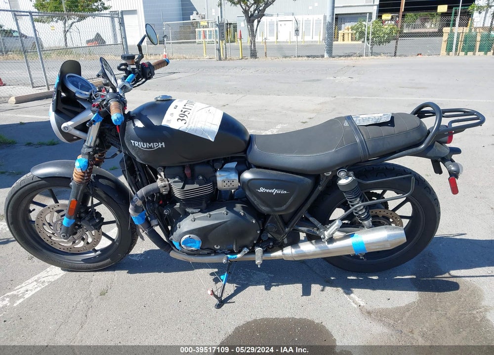 2016 TRIUMPH MOTORCYCLE STREET TWIN VIN: SMTD31GN5GT744543