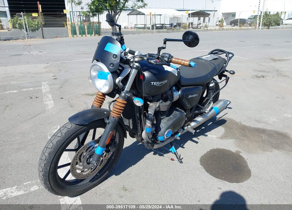 2016 TRIUMPH MOTORCYCLE STREET TWIN VIN: SMTD31GN5GT744543