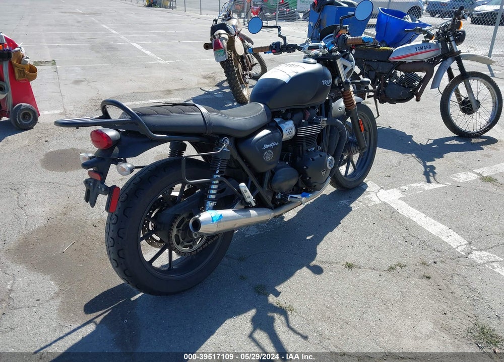 2016 TRIUMPH MOTORCYCLE STREET TWIN VIN: SMTD31GN5GT744543
